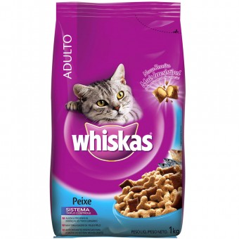 Whiskas Adultos Peixe - 3kg Whiskas Adultos Peixe - 3kg